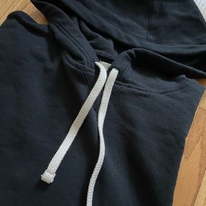 Madewell cropped black hoodie